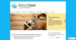 Desktop Screenshot of malariacare.org